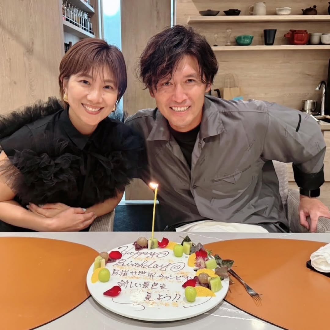 あのアスリート夫婦が結婚13周年をお祝い「ゆっくり語る時間が嬉しかった」