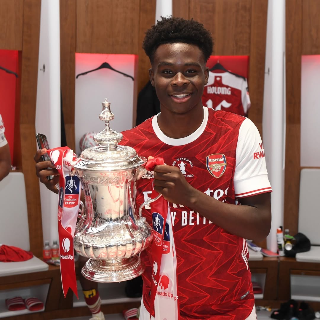 ブカヨ・サカ、アーセナル史上3番目の若さで通算250試合出場達成