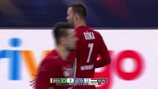 【ハンドボール】第28回男子世界選手権1/20メインラウンド ブラジル vs. ハンガリー