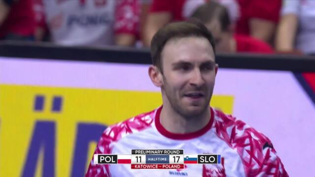 【ハンドボール】第28回男子世界選手権1/15B スロベニア vs. ポーランド