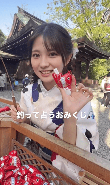 可愛すぎる着物姿のせきぐちりさ、