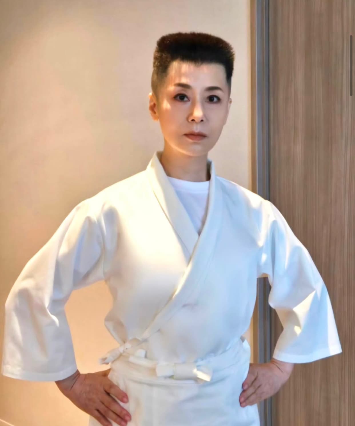 大地真央が角刈りに？！