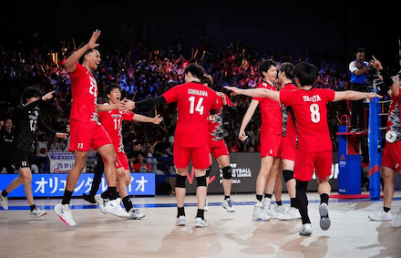 男子バレー日本ラウンド快勝‼️