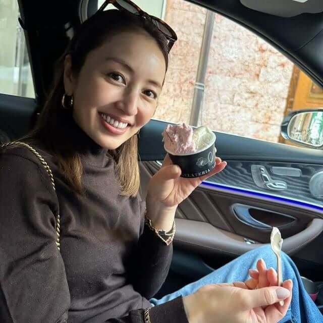 大人のご褒美タイム。矢田亜希子が楽しむ絶品ジェラート！