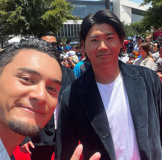 元NPB戦士 今永昇太との2ショット公開で反響続々