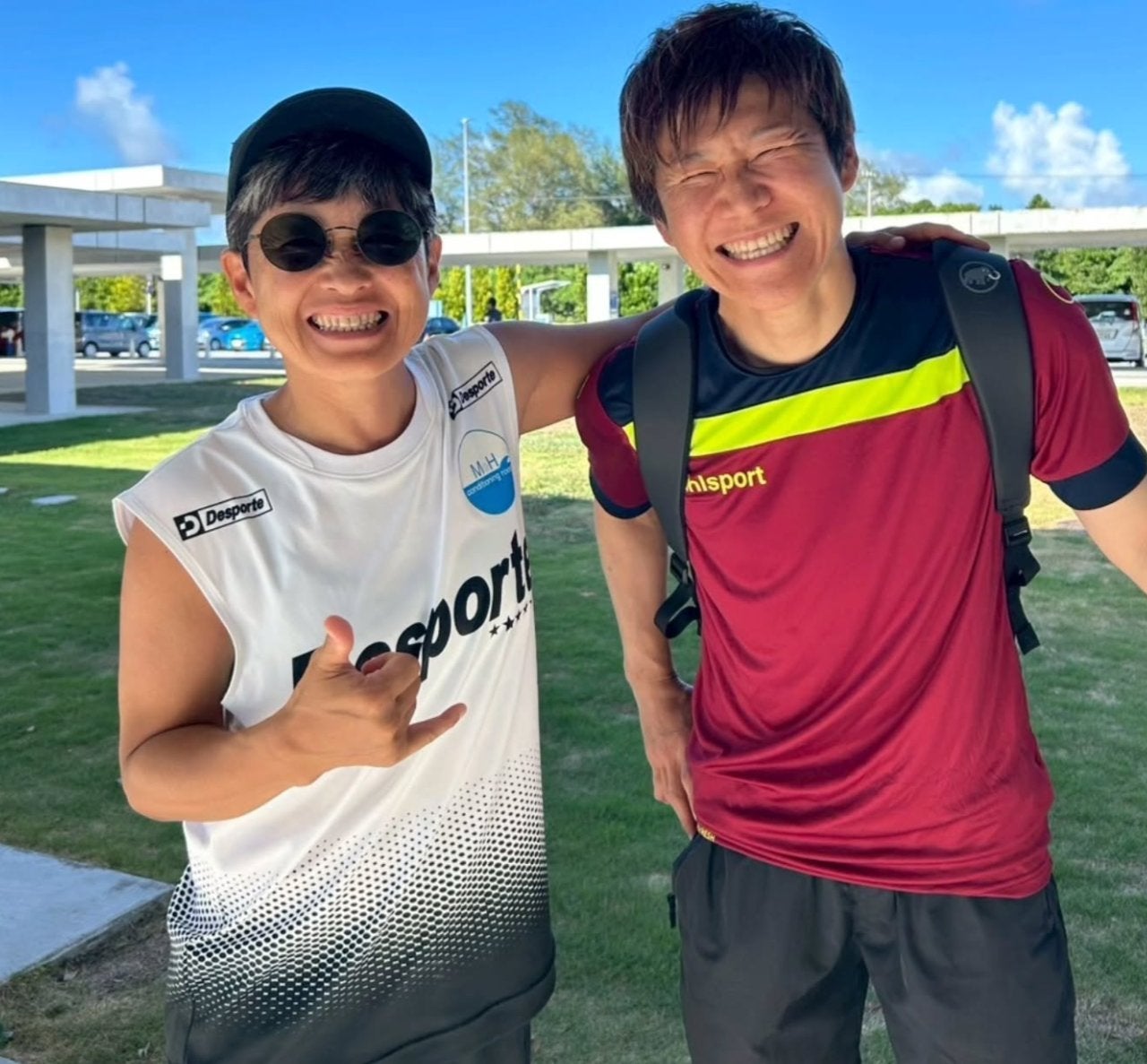 「最高のオフに感動！」元なでしこ福元美穂、宮古島でトレーナー仲間との再会ショット公開