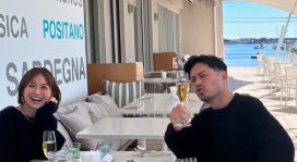 「結婚16周年を祝福！」畑野ひろ子、美しい海と富士山を眺めながら記念日ランチ