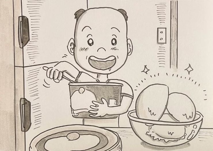 子供心にぶっ刺さり！パラパラ漫画家・鉄拳 デカい箱のアイスクリームエピソードが「 わかります！」と共感の嵐！