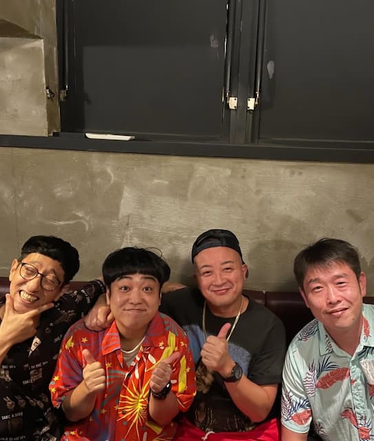 チョコプラ松尾 大阪にて芸人仲間と集結