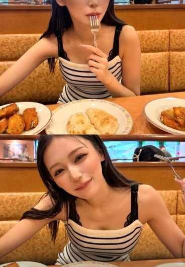 あのモデルもサイゼでお食事！