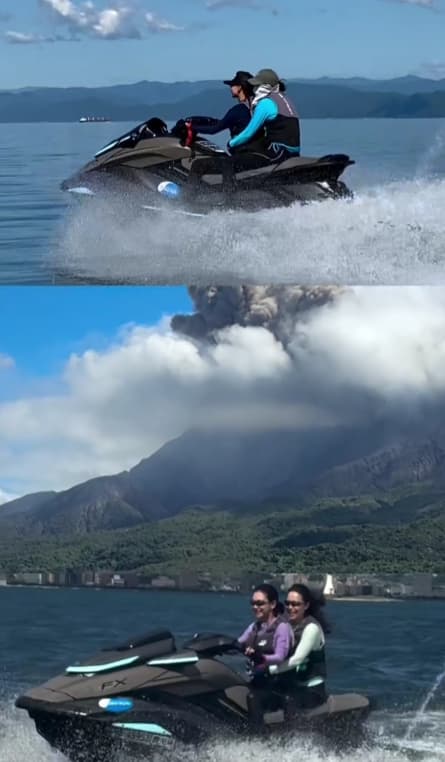 「豪快に揺れる姿がエロ可愛い」女優〇〇の“水上バイク姿”がセクシーと話題‼