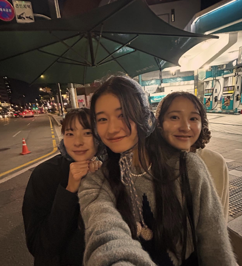 世界陸上で話題の美女、韓国旅行を満喫