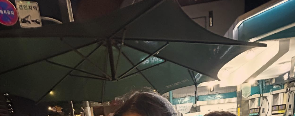 世界陸上で話題の美女、韓国旅行を満喫