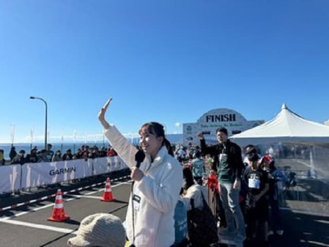 長谷川朋加アナが湘南国際マラソンのMCを担当！ランナーたちの姿に感動