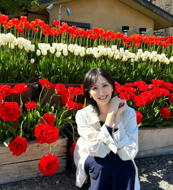 横山ルリカが「ずっと行ってみたかった」と三重県『なばなの里』を満喫