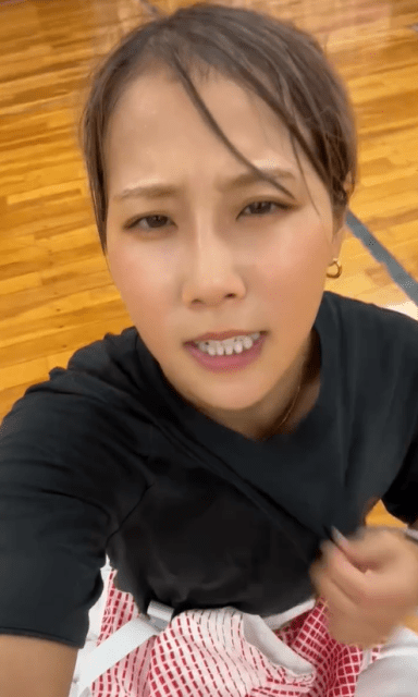 「厚着すぎて暑すぎ汗だっく」マルチアスリート・陣在ほのか、汗だくフェンシングムービーが話題！