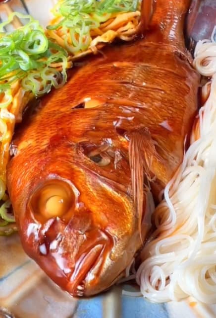 鯛丸ごと1本料理！料理研究家・けんた食堂 豪快レシピを披露！