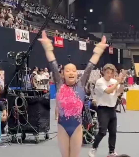 体操女子の新星・南埜佑芽、天皇杯で大人レオタード披露！次はNHK杯＆世界ジュニアへ