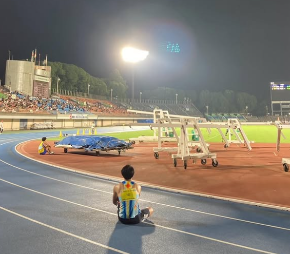 100m日本記録保持者・多田修平、スタジアムに佇む姿にファン熱視線「現地で応援してました」