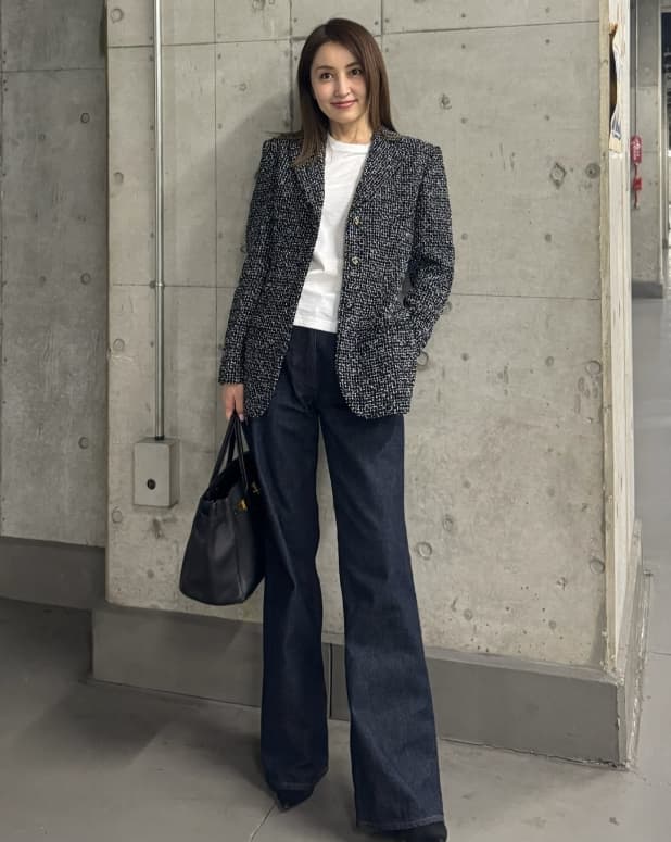 「抱き締めたいわあ!素敵ですね～」矢田亜希子のデニム姿にファン悶絶！