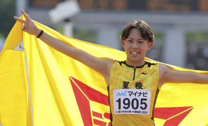 １００ｍ高校新の星稜高２年・清水空跳が２００も優勝、サニブラウンの記録に迫る