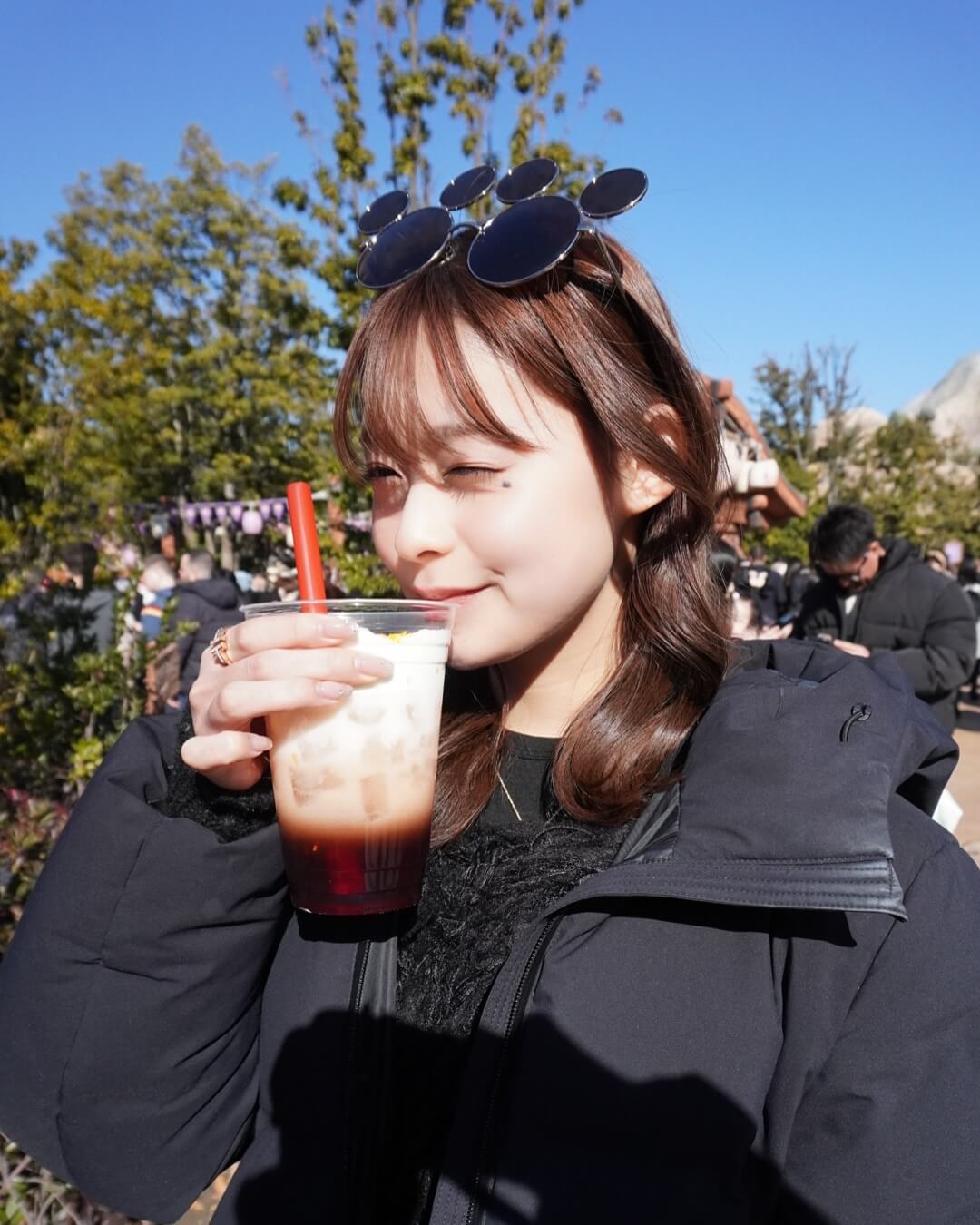 田﨑さくらがディズニーシーの新エリアでうまうまなものを発見！