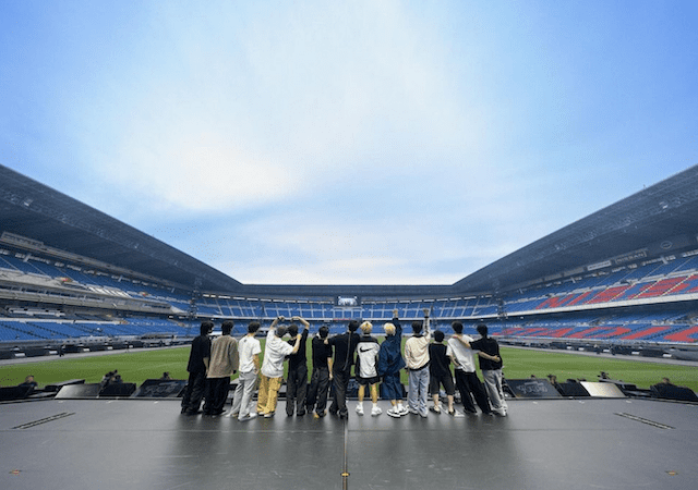 韓国の人気アイドル 念願スタジアム公演でファン魅了