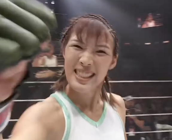 RIZIN 女王・伊澤星花が秒殺一本勝ち！肩固めで韓国の新鋭を完封
