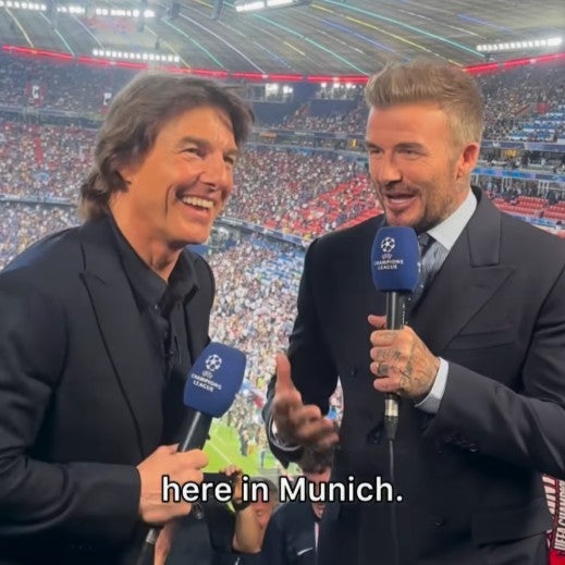 ベッカムと世界的大スターの〇〇がチャンピオンズリーグ決勝戦の舞台裏で共演！「これは豪華すぎる」とファン熱狂