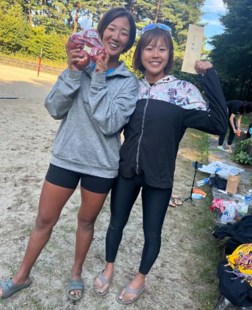 N-FOVA駒ケ根ビーチバレーボール大会で白幡亜美が優勝！