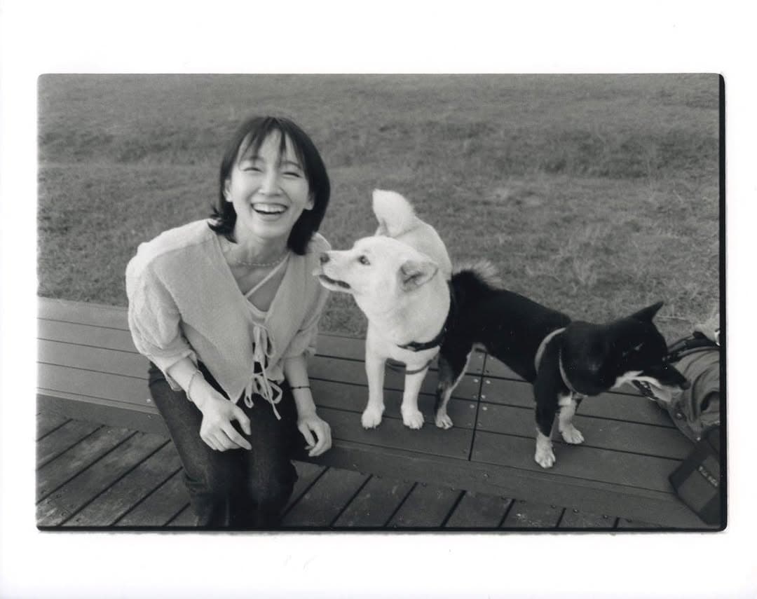 吉岡里帆、犬たちと触れ合う自然体ショットに反響　「可愛すぎる」とファン歓喜