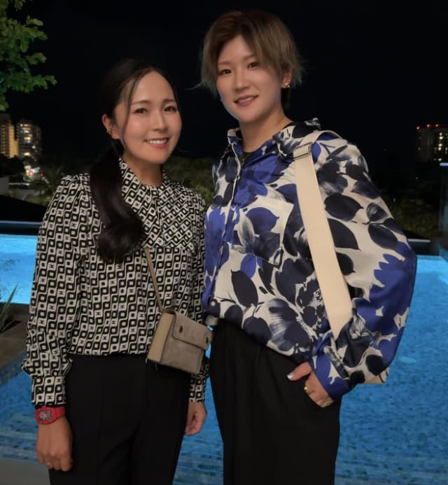 成田美寿々が青木瀬令奈との2ショットを披露「今年も一緒にお祝いできて嬉しいぜ」