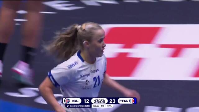 【ハンドボール】第26回女子世界選手権グループD アイスランド vs. フランス