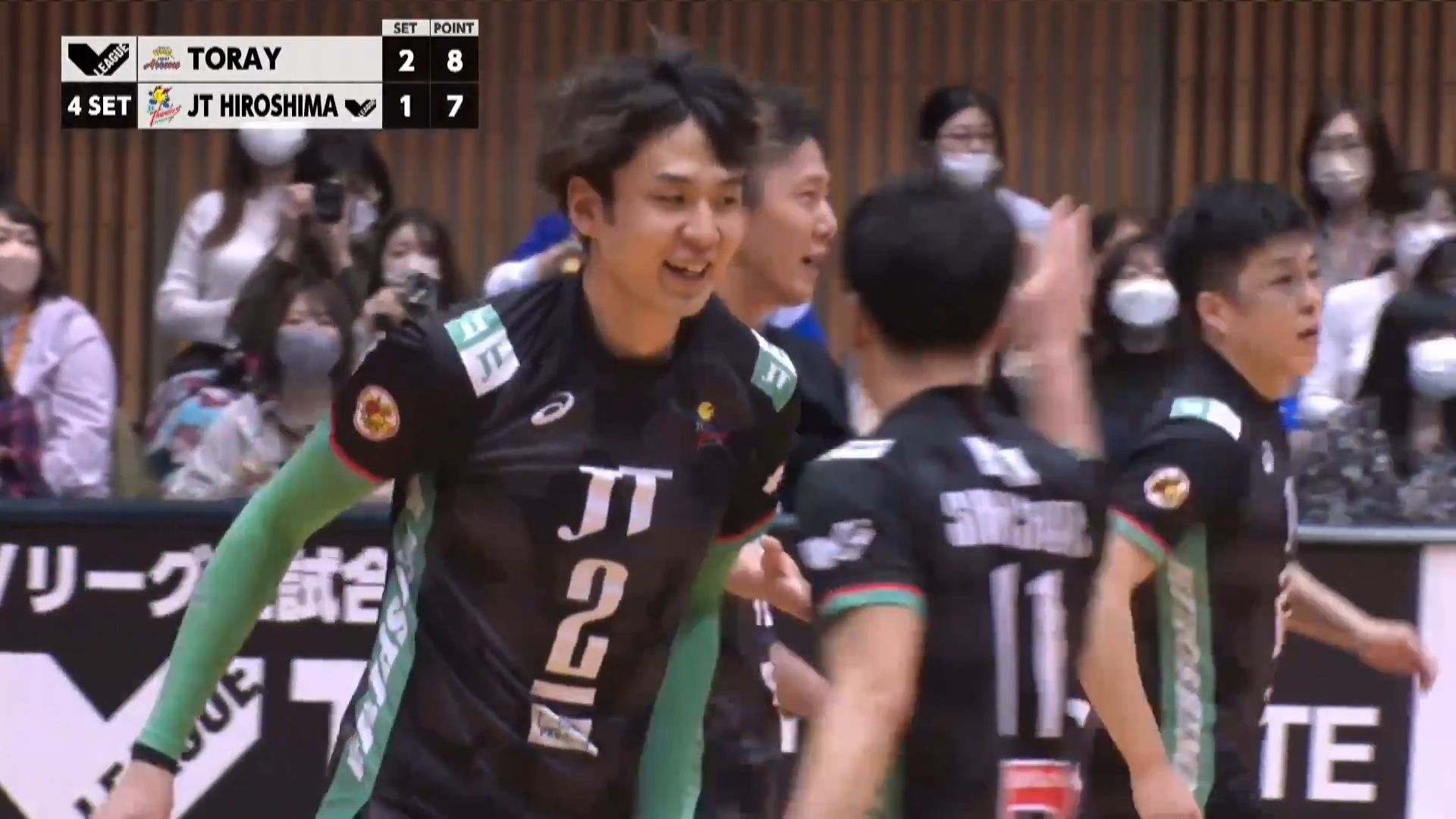 Ｖリーグ男子　東レアローズ vs. JTサンダーズ広島 2022/3/27【ハイライト】