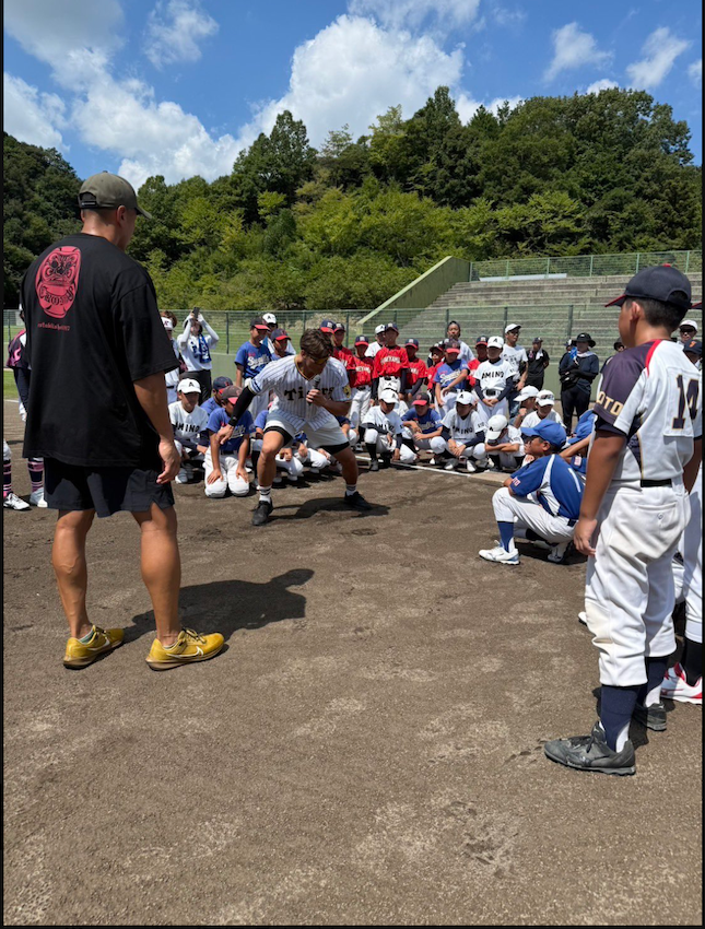 糸井嘉男、地元で「夢」野球教室を開催　子どもたちへ熱血指導