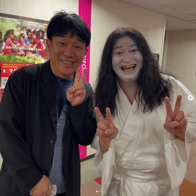 【画像】ペナルティヒデ、Q太郎とツーショット、いい笑顔です！