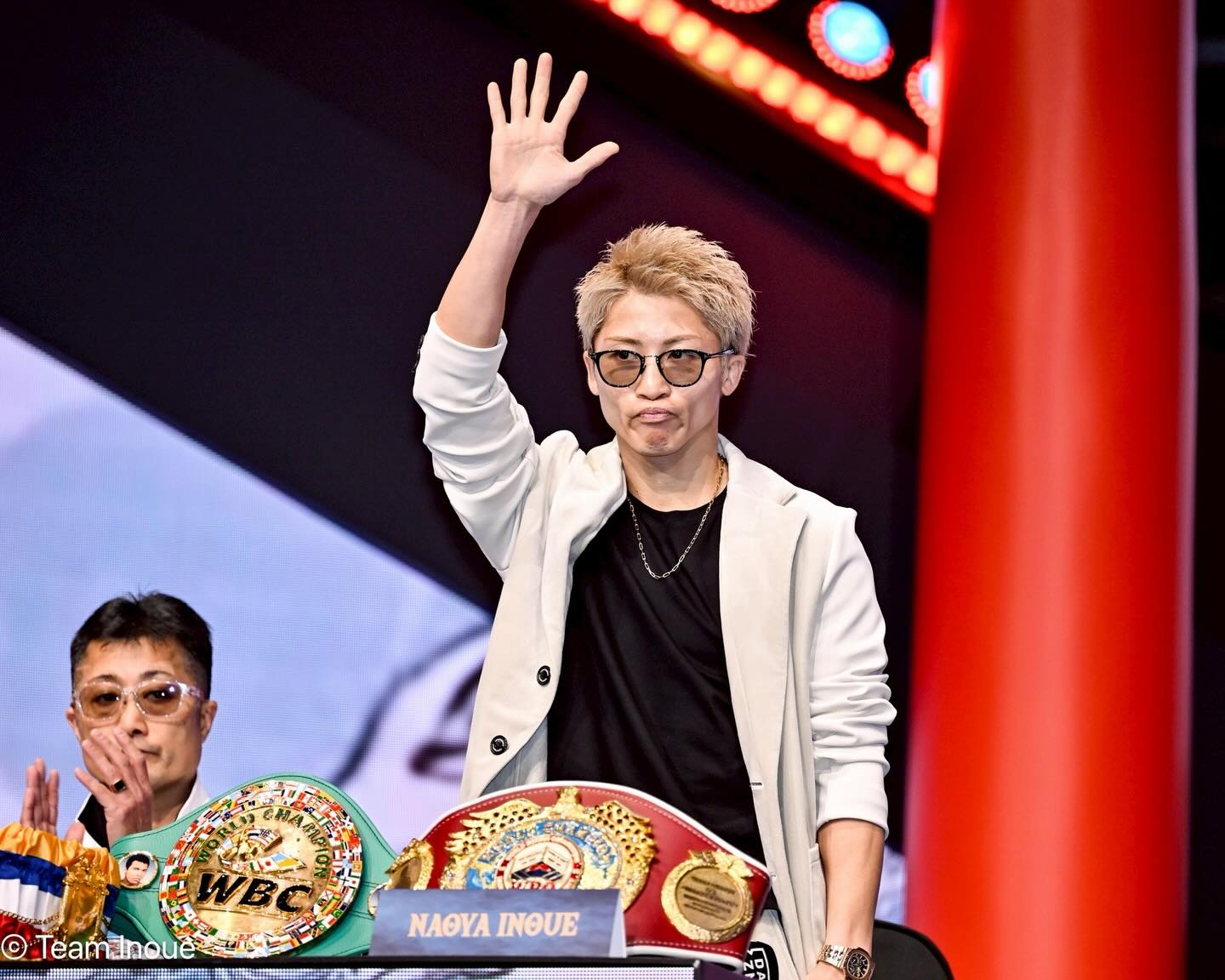 井上尚弥が記者会見終了を報告「明日は計量」決戦前日の静かな闘志に注目集まる