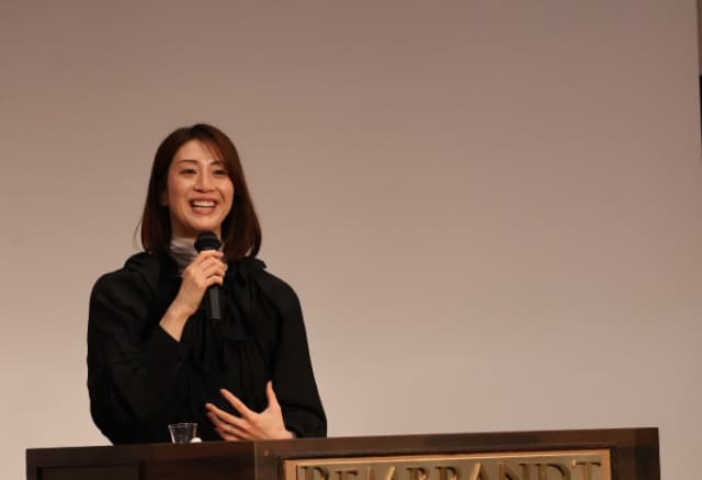 寺川綾が講演会を開催「お話をさせて頂き楽しかったです♪」