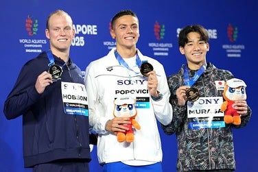 「とても幸せです！」競泳・村佐達也が銅メダルを獲得