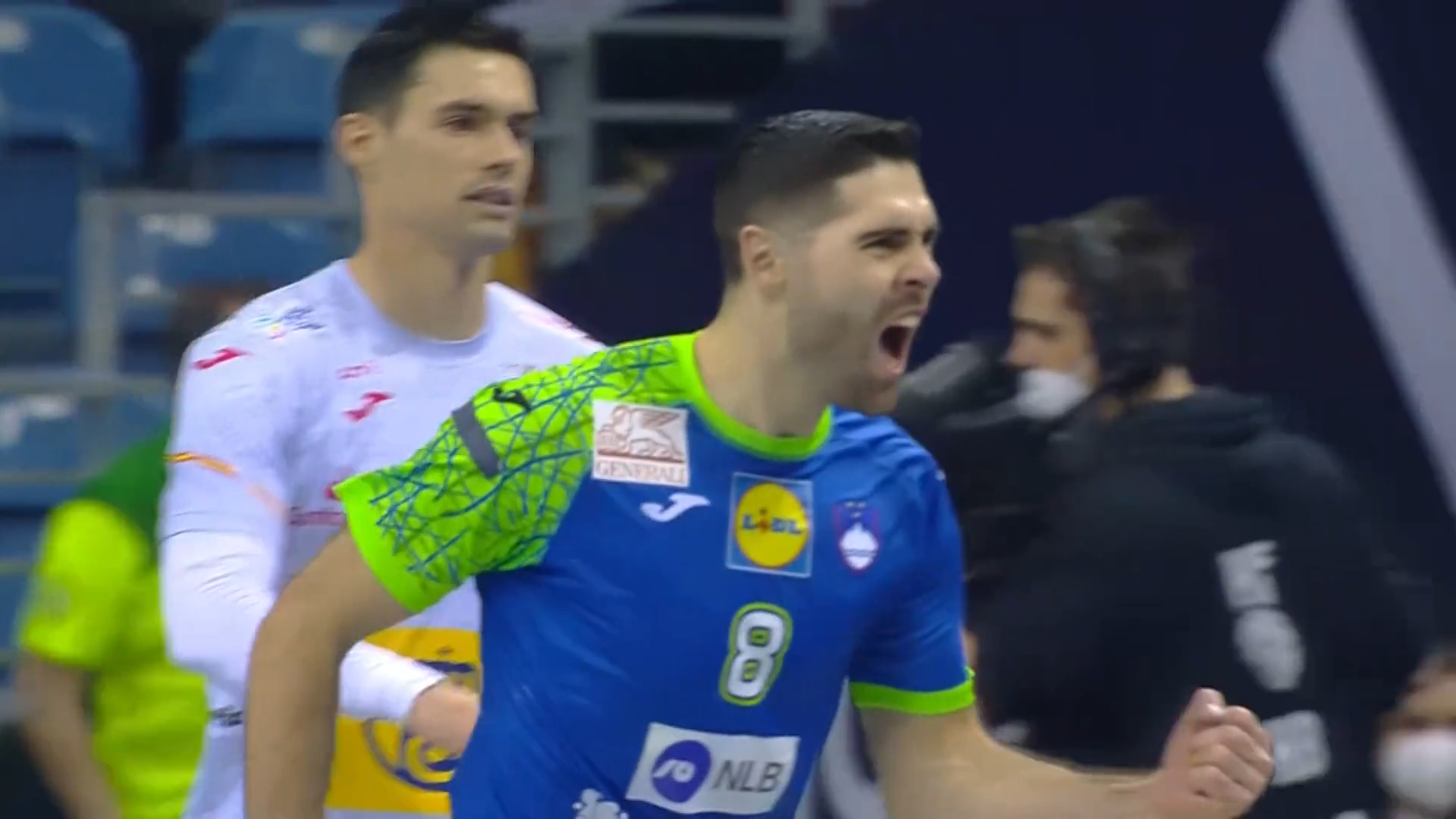 【ハンドボール】第28回男子世界選手権1/20メインラウンド スロベニア vs. スペイン