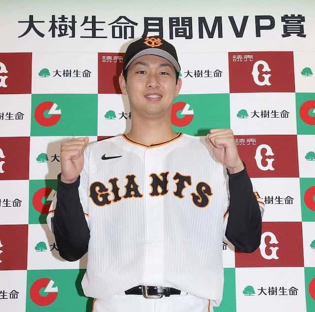 ㊗️巨人の山﨑伊織が7月の月間MVPを初受賞🎊意気込みも語る💪
