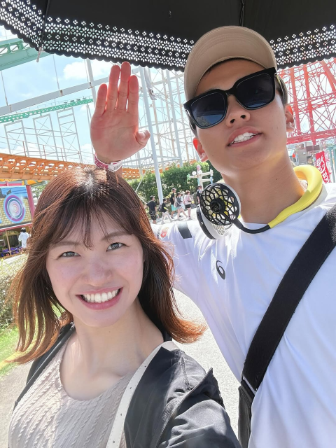 福岡女学院高バレー部コーチ・熊本比奈 、久々プライベートは