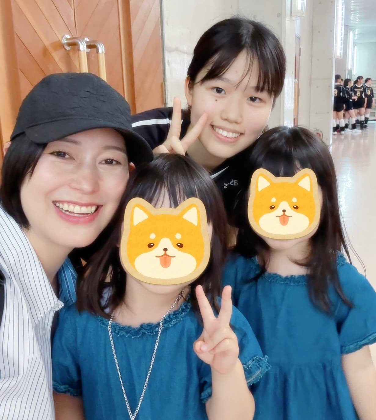 大山加奈、双子の娘たちと一緒に、姪っ子の引退試合を応援に！「頑張る姿は本当に素敵だし伝わるんだな」