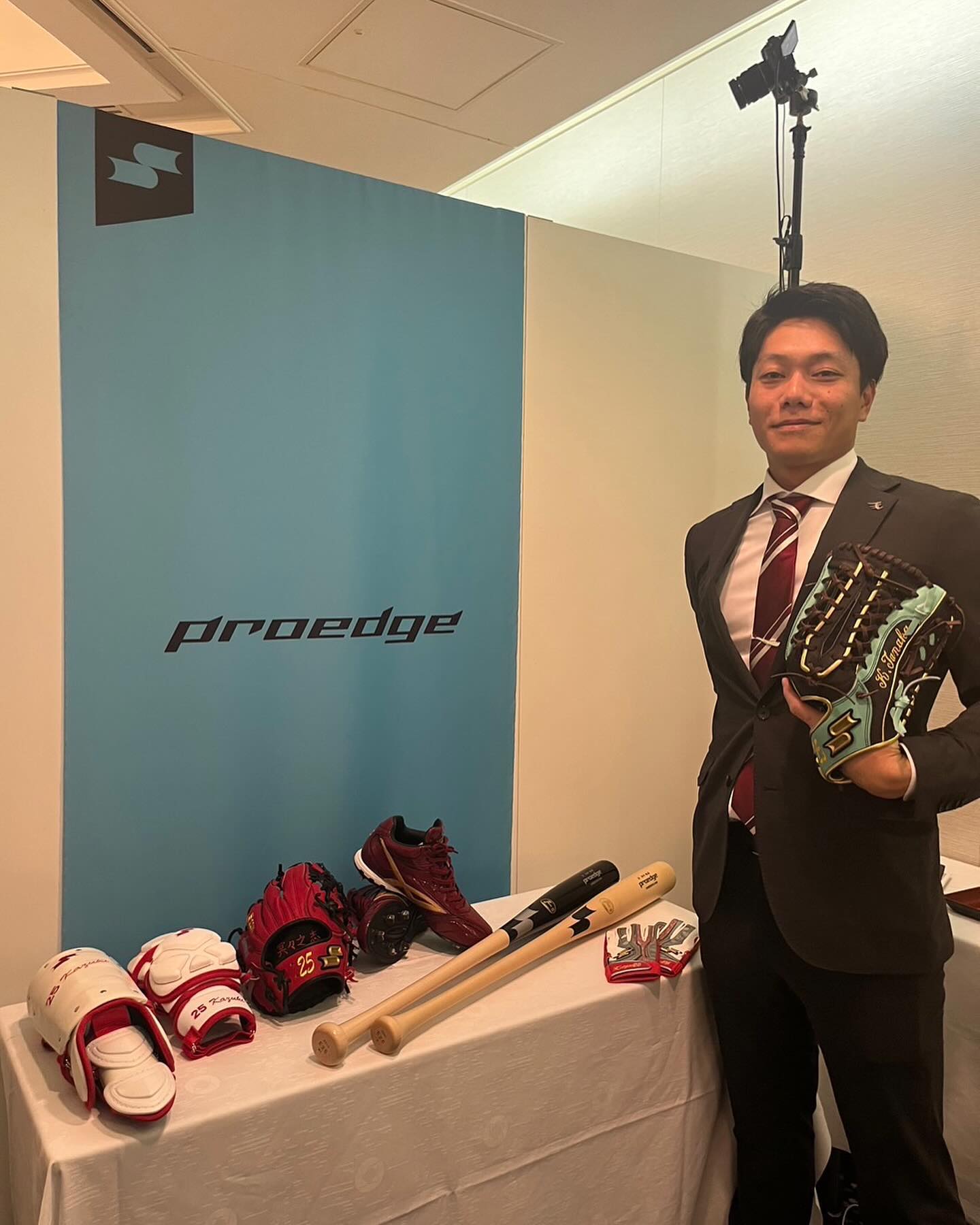 「いつもありがとうございます」楽天・田中和基が愛用するSSKと野球会議！？