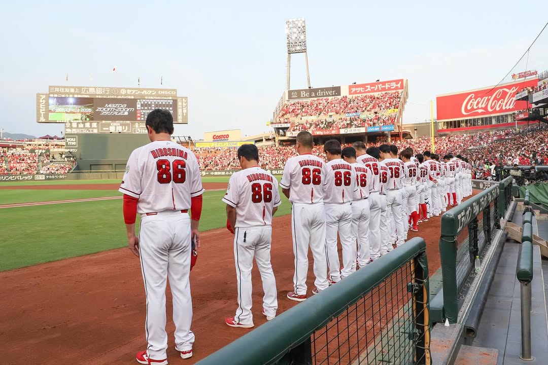 「こころの復興ですね」広島・新井貴浩監督、ピースナイター2025で慰霊の意を表し恒久平和を願う！