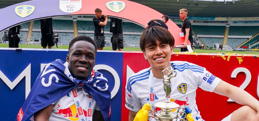 田中碧所属のリーズが2部優勝！イングランド1部〜3部の優勝は全て日本人所属クラブに