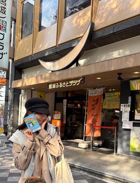 人気気象キャスターがお世話になったお店にご挨拶！冬の装いが可愛いと話題に