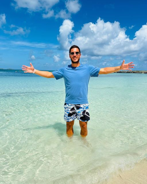 元レアル・マドリード所属FW バハマでの休暇を満喫