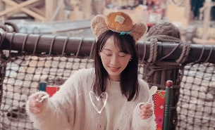 「可愛いが致死量超え」松井玲奈、ディズニーシーでの