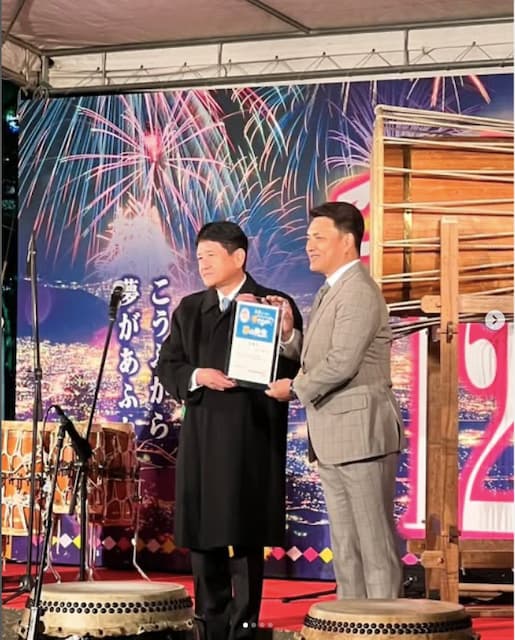 井口忠仁、甲府市の野球教室開催で委嘱状を受ける「メジャーリーガーを送り出せるように」